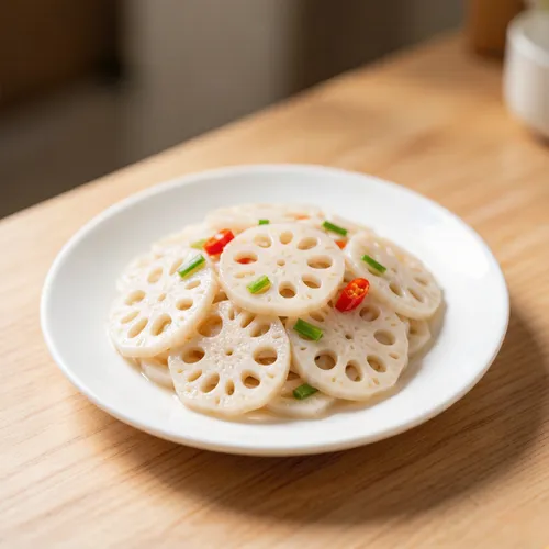 清炒藕片