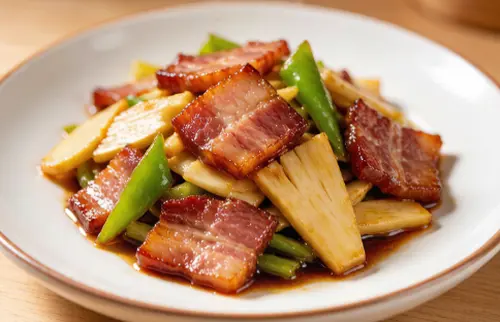 冬笋炒腊肉