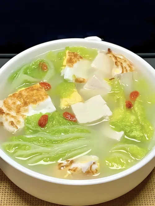 白菜豆腐汤