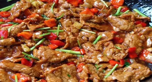 小炒黄牛肉