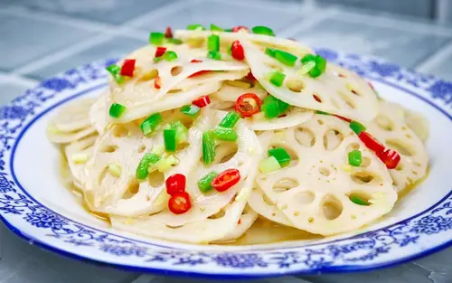 凉拌藕片