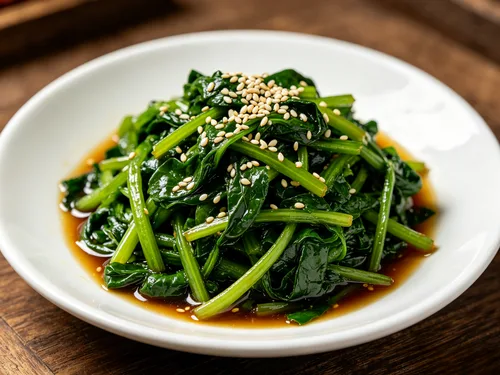 凉拌菠菜