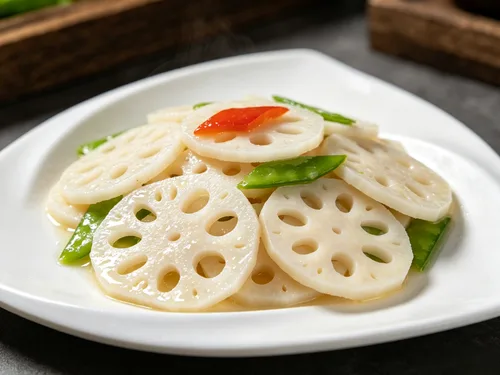 清炒藕片