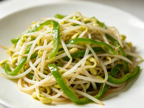 素炒豆芽