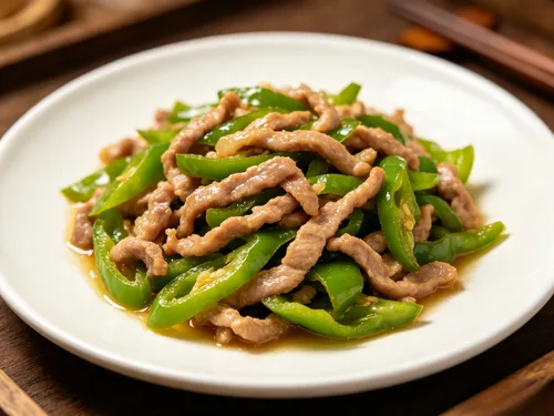 瘦肉炒青椒
