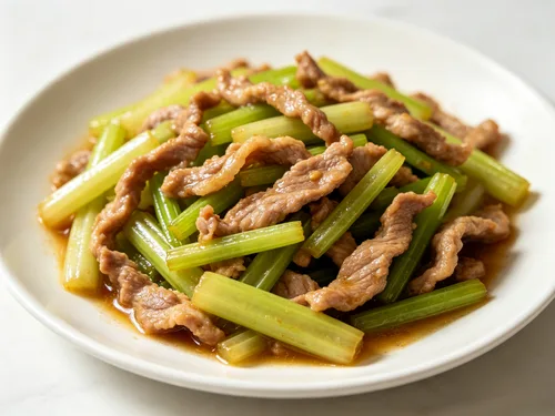 芹菜炒瘦猪肉