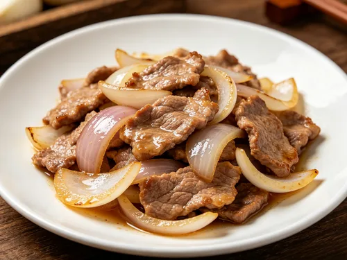 洋葱炒瘦猪肉