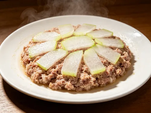 冬瓜蒸肉饼