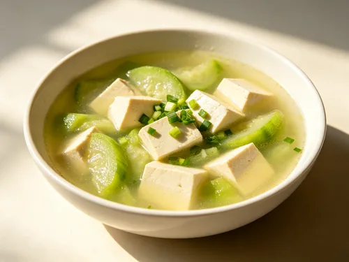 丝瓜豆腐汤