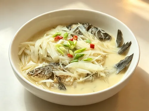 鲫鱼萝卜丝汤
